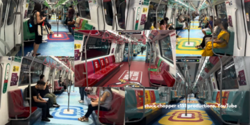 Singapore MRT Train Transformed Into a FIFA World Cup-Themed Football Museum