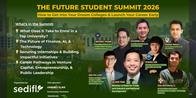 Minister of State Alvin Tan to Share Insights on Education and Career at THE FUTURE Student Summit 2026 by Sedifly
