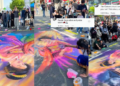 Indian Artist Amazes South Korea Festival Crowd With Stunning 20-Foot Rangoli Street Masterpiece