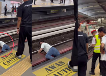Passenger Rescued After Fainting And Falling Onto Busy LRT Tracks During Evening Rush
