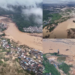 Drone view of devastation – Brown floodwater roars through damaged dam after China’s Guangxi hit by heavy rain