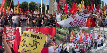 ‘No to NATO’ – Istanbul marchers accuse alliance of ‘turning Middle East into battleground’