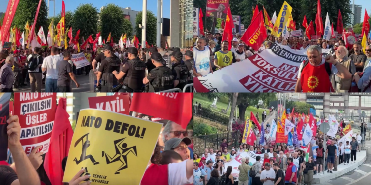 ‘No to NATO’ – Istanbul marchers accuse alliance of ‘turning Middle East into battleground’