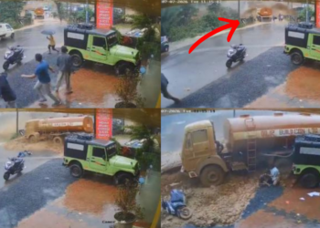 Mudslide Horror – CCTV Catches the Moment a Deadly Landslide Tears through a Kerala Tunnel Site, Killing at Least 5