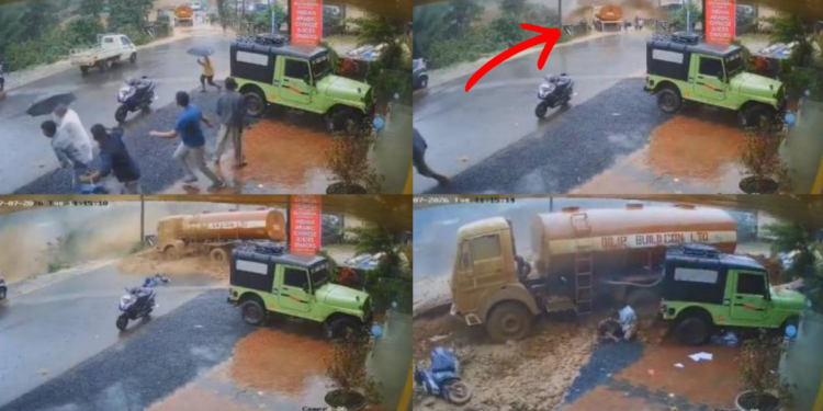Mudslide Horror – CCTV Catches the Moment a Deadly Landslide Tears through a Kerala Tunnel Site, Killing at Least 5