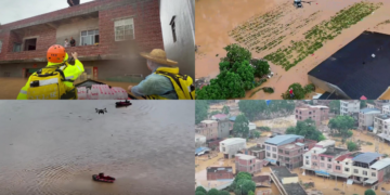 Volunteer team deploys high-tech lifeline to evacuate stranded resident in China’s Guangxi flood crisis