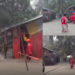 Philippine Coast Guard evacuates 15 families trapped by rising floodwaters on Mindanao