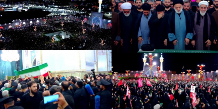 Huge crowds attend Khamenei’s funeral ceremony as late Supreme Leader laid to rest in Mashhad