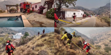 Every drop counts – Firefighters tap residential swimming pools to battle deadly Spain wildfire