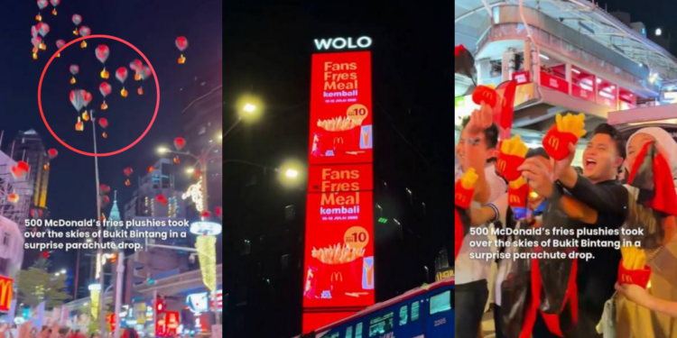 Malaysia McDonald’s Surprises Fans With Free Fries Plushies During French Fry Day Celebration