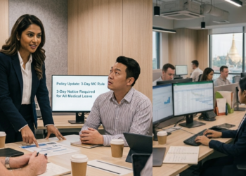 Company’s HR Announces That Employees Must Give Three Days Notice Before Taking MC