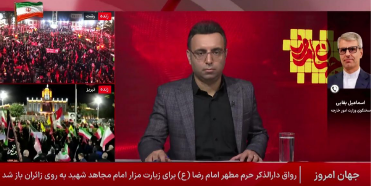 Iran’s FM spox Baqaei says Tehran never asked Washington for negotiations
