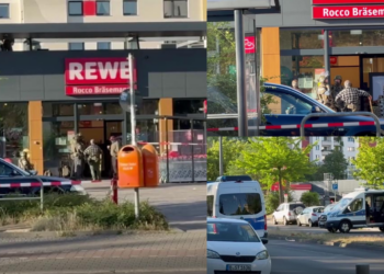 ‘I saw the knife and thought: I’m out of here’ – Witness speaks as woman REMAINS CAPTIVE in nine-hour Berlin supermarket siege