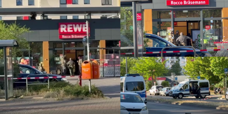 ‘I saw the knife and thought: I’m out of here’ – Witness speaks as woman REMAINS CAPTIVE in nine-hour Berlin supermarket siege