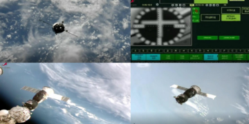 Soyuz MS-29 Spacecraft docks with International Space Station module