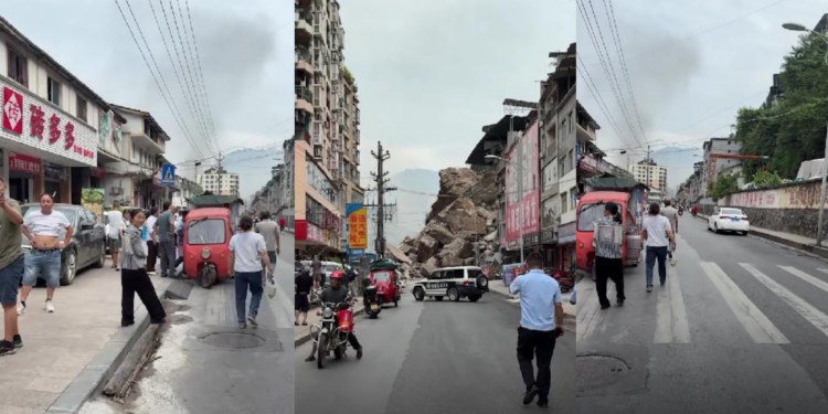 Rescue efforts underway after landslide buries homes in China’s Chongqing amid flood warnings