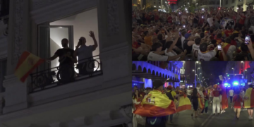 Thousands flood Madrid streets as La Roja lift World Cup trophy for second time