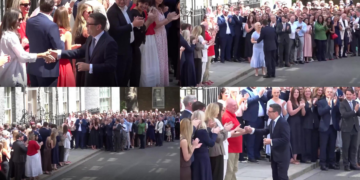 Burnham’s VERY long embrace with mother following revelations his father ‘does not know his son is PM’ due to Alzheimer’s