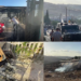 West Bank residents battle fires after alleged settler attack sets homes and cars ablaze