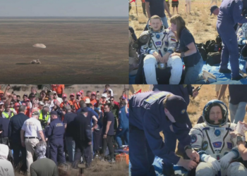 Soyuz MS-28 crew lands safely after ISS mission