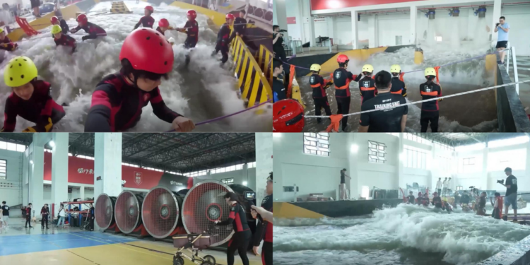 Storm school! – China’s disaster centre hurls visitors into simulated typhoon winds and flash floods