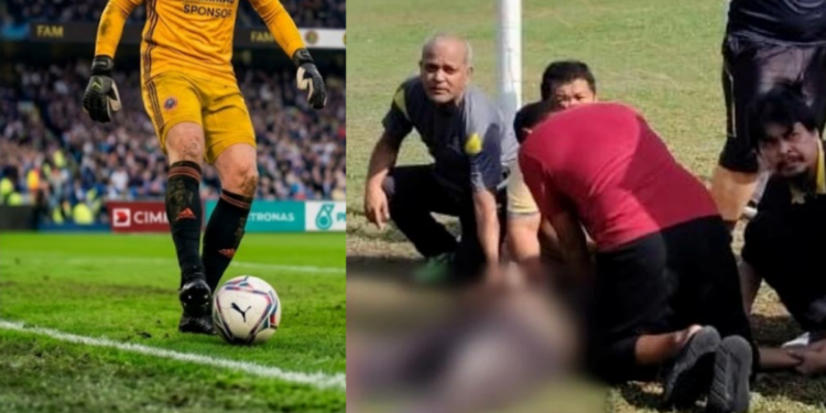 Football Match Turns Tragic After Goalkeeper Suddenly Collapses And Dies On The Field