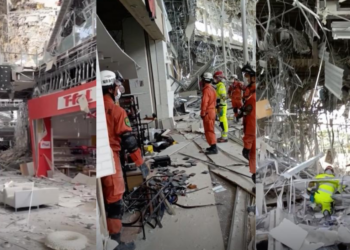 Japan Rescue crews comb shattered shops as three remain missing after Kumamoto quake, explosion