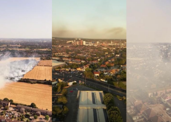 Grass fires rip through drought-hit Romford as east London disappears under haze