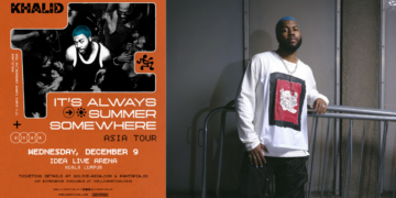 AWARD WINNING GLOBAL SUPERSTAR KHALID BRINGS HIS “IT’S ALWAYS SUMMER SOMEWHERE” TOUR TO KUALA LUMPUR