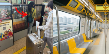 Woman Gets Stuck Between MRT Platform Doors, Many Say “Chiong For What?”