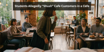 Students Allegedly “Shush” Cafe Customers, Should They Go Library Instead?