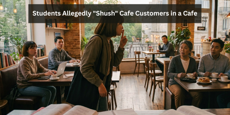 Students Allegedly “Shush” Cafe Customers, Should They Go Library Instead?