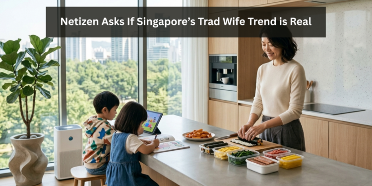 Netizen Asks If Singapore’s Trad Wife Trend is Real, Comments Have Plenty to Say