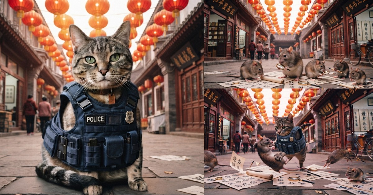 China Police Turn Stray Cats Into Unofficial Police Cats to Catch Rodents