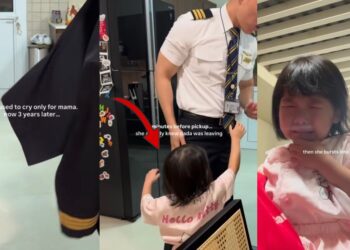 Little Girl Cries As Pilot Dad Leaves For Work, Melting Hearts Online