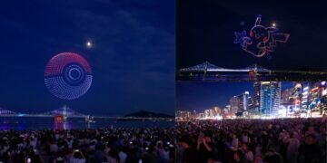 Thousands of drones bring Pokemon favourites to life over Busan