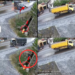 Driver Without A Seatbelt Flies Into Ditch After Scary Head On Truck Accident