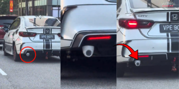 Driver Cannot Get Enough of Dash Cams, Mounts Oversized CCTV Dome Camera on Car Rear