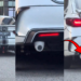 Driver Cannot Get Enough of Dash Cams, Mounts Oversized CCTV Dome Camera on Car Rear