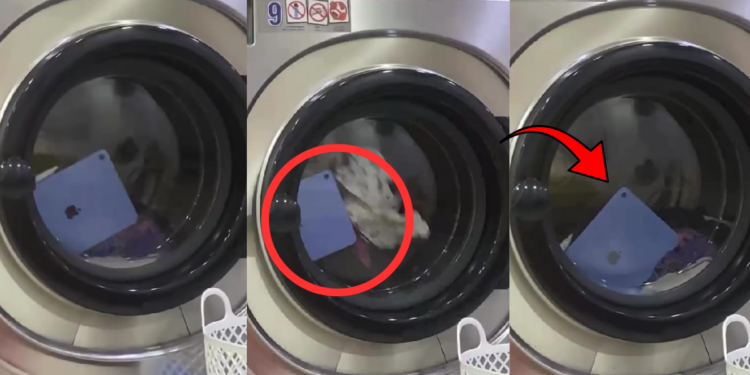 iPad Goes For Laundry Instead Of Charging
