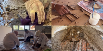 Work of heart! – Gaza’s young women turn war-damaged ceramics into Palestinian mosaics