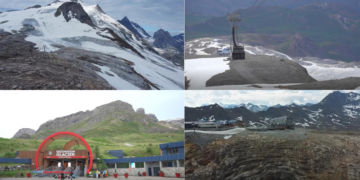 French Alpine glacier suffers one of worst melt seasons on record as heatwave grips Europe