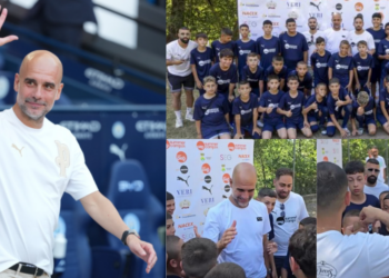Pep Guardiola Welcomes Palestinian Children To Spain Football Camp With Hundreds Of Young Players