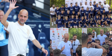 Pep Guardiola Welcomes Palestinian Children To Spain Football Camp With Hundreds Of Young Players