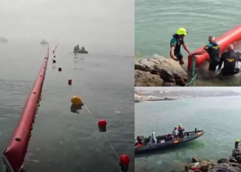 Spain throws up 500-metre sea barrier off Ceuta after deadly crossings
