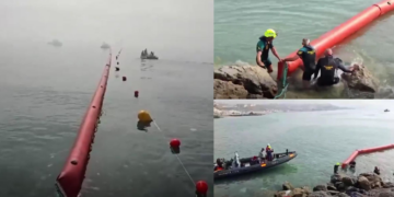 Spain throws up 500-metre sea barrier off Ceuta after deadly crossings