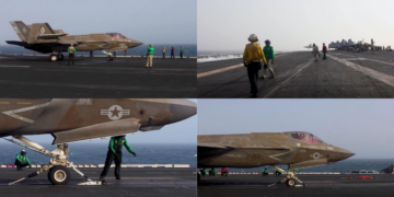 US F-35C roars from USS Abraham Lincoln as CENTCOM tightens grip on Iran-bound shipping