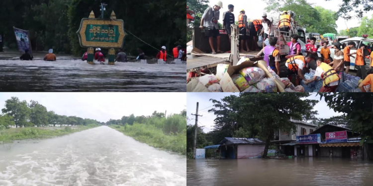 Floods leave over 20,000 facing dirty water in southwestern Myanmar