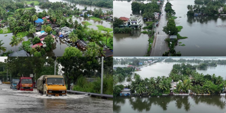 Floodwater rescue – Kerala locals stay afloat as 27,000 seek sanctuary in emergency relief camps