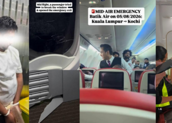 Passenger Arrested After Allegedly Trying To Open Emergency Door During Kochi-Bound Flight